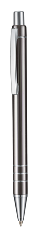 Kugelschreiber GLANCE GRAU–grau bedrucken, Art.-Nr. 68712_5110