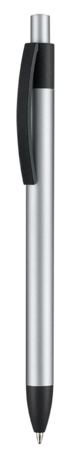 Kugelschreiber CAPRI SILBER–silber bedrucken, Art.-Nr. 69800_5112