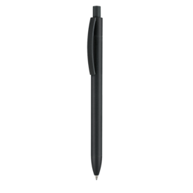 Kugelschreiber CAPRI-SOFT SCHWARZ–schwarz bedrucken, Art.-Nr. 69910_5111