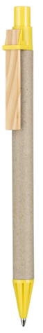 Kugelschreiber CARTON I–zitronen-gelb bedrucken, Art.-Nr. 70250_0200