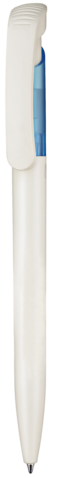 Kugelschreiber BIO-PEN–caribic-blau TR/FR bedrucken, Art.-Nr. 92000_4110