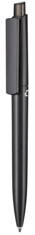 Kugelschreiber CREST RECYCLED–schwarz recycled/smoke grey bedrucken, Art.-Nr. 95900_1525_4507 Kugelschreiber CREST RECYCLED–schwarz recycled/smoke grey bedrucken, Art.-Nr. 95900_1525_4507