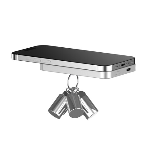 Urban Vitamin Richmond 5000mAh Powerbank aus RCS Plastik/Alu silber bedrucken, Art.-Nr. P322.822 Urban Vitamin Richmond 5000mAh Powerbank aus RCS Plastik/Alu silber bedrucken, Art.-Nr. P322.822
