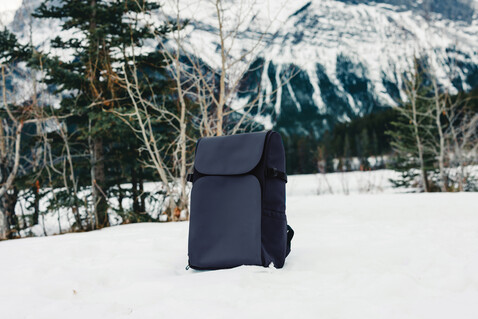 Pascal AWARE™ RPET Deluxe Weekend Rucksack navy blau bedrucken, Art.-Nr. P763.225