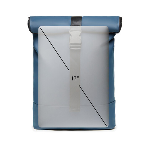 VINGA Baltimore Fahrradtasche navy blau bedrucken, Art.-Nr. 501821