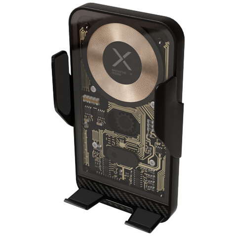 SCX.design V40 15W kabelloses Autoladegerät/Telefonhalterung, schwarz bedrucken, Art.-Nr. 1PX15590 SCX.design V40 15W kabelloses Autoladegerät/Telefonhalterung, schwarz bedrucken, Art.-Nr. 1PX15590