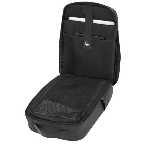 SCX.design L12 Shield Rucksack mit eingebauter 10.000 mAh Powerbank und 3-in-1 Ladekabel, schwarz bedrucken, Art.-Nr. 1PX16390 SCX.design L12 Shield Rucksack mit eingebauter 10.000 mAh Powerbank und 3-in-1 Ladekabel, schwarz bedrucken, Art.-Nr. 1PX16390