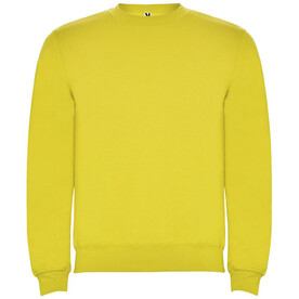 Clasica Sweatshirt mit Rundhalsausschnitt für Kinder, gelb bedrucken, Art.-Nr. K10701BC