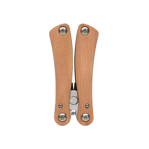 Holz Multitool braun bedrucken, Art.-Nr. P221.369
