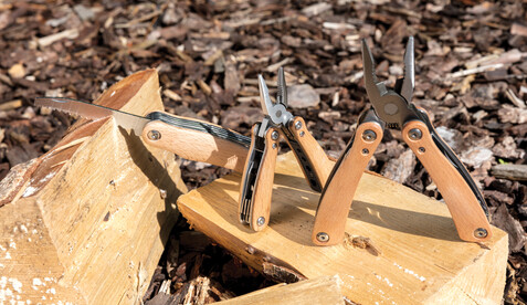 Holz Multitool braun bedrucken, Art.-Nr. P221.369