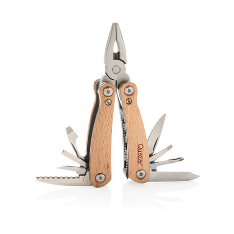 Holz Mini-Multitool braun bedrucken, Art.-Nr. P221.379