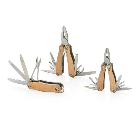 Holz Mini-Multitool braun bedrucken, Art.-Nr. P221.379