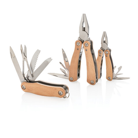 Holz Mini-Multitool braun bedrucken, Art.-Nr. P221.379