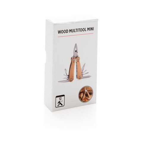 Holz Mini-Multitool braun bedrucken, Art.-Nr. P221.379