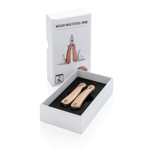 Holz Mini-Multitool braun bedrucken, Art.-Nr. P221.379