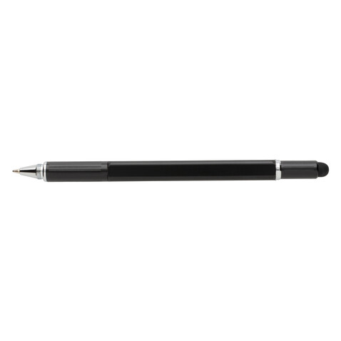 5-in-1 Aluminium Tool-Stift schwarz bedrucken, Art.-Nr. P221.551 5-in-1 Aluminium Tool-Stift schwarz bedrucken, Art.-Nr. P221.551