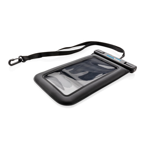 IPX8 wasserdichte, schwimmende Telefontasche schwarz bedrucken, Art.-Nr. P301.341 IPX8 wasserdichte, schwimmende Telefontasche schwarz bedrucken, Art.-Nr. P301.341