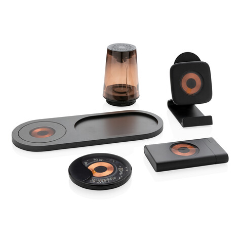 Encore 10W Wireless Charging Ablage schwarz bedrucken, Art.-Nr. P308.591 Encore 10W Wireless Charging Ablage schwarz bedrucken, Art.-Nr. P308.591