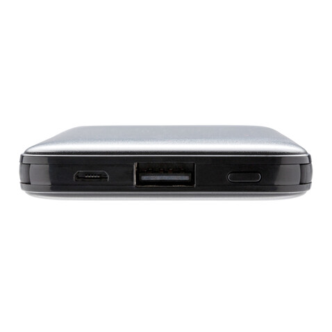 5.000 mAh Powerbank mit integriertem Kabel schwarz bedrucken, Art.-Nr. P322.081 5.000 mAh Powerbank mit integriertem Kabel schwarz bedrucken, Art.-Nr. P322.081