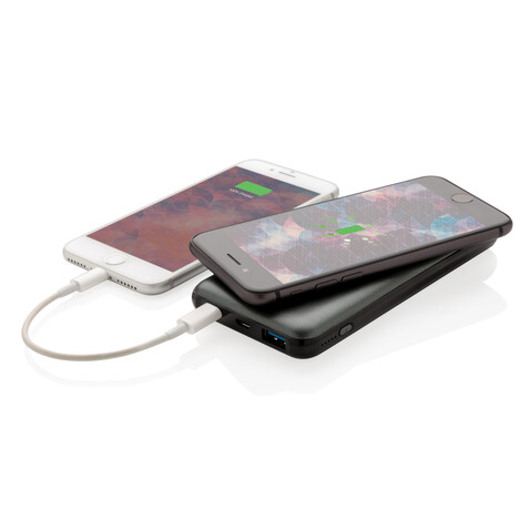 10.000 mAh FastCharging 10W Wireless Powerbank mit PD grau bedrucken, Art.-Nr. P322.142 10.000 mAh FastCharging 10W Wireless Powerbank mit PD grau bedrucken, Art.-Nr. P322.142