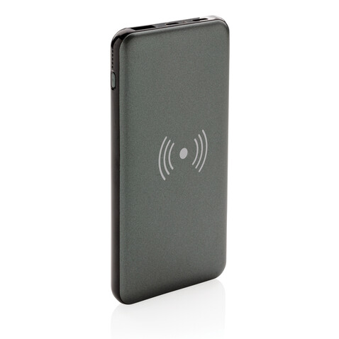 10.000 mAh FastCharging 10W Wireless Powerbank mit PD grau bedrucken, Art.-Nr. P322.142 10.000 mAh FastCharging 10W Wireless Powerbank mit PD grau bedrucken, Art.-Nr. P322.142