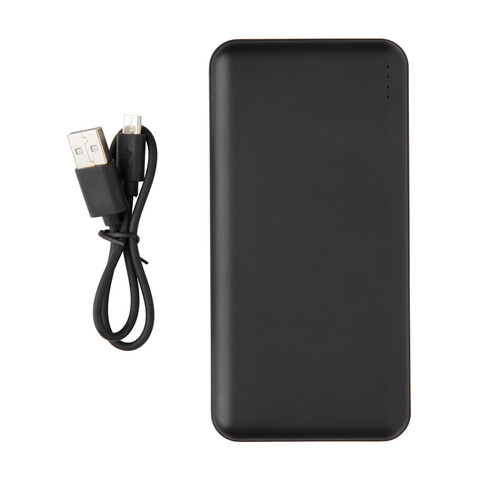 High Density 10.000 mAh Pocket Powerbank schwarz bedrucken, Art.-Nr. P324.791 High Density 10.000 mAh Pocket Powerbank schwarz bedrucken, Art.-Nr. P324.791
