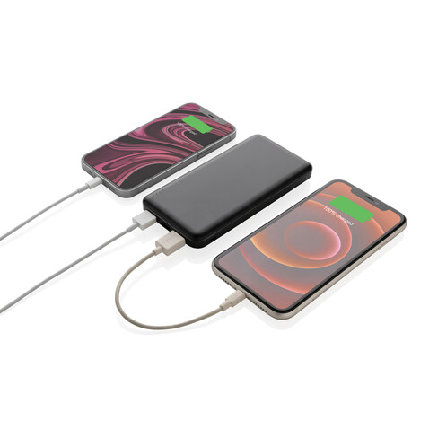 High Density 10.000 mAh Pocket Powerbank schwarz bedrucken, Art.-Nr. P324.791 High Density 10.000 mAh Pocket Powerbank schwarz bedrucken, Art.-Nr. P324.791