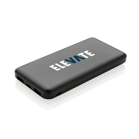 High Density 10.000 mAh Pocket Powerbank schwarz bedrucken, Art.-Nr. P324.791 High Density 10.000 mAh Pocket Powerbank schwarz bedrucken, Art.-Nr. P324.791