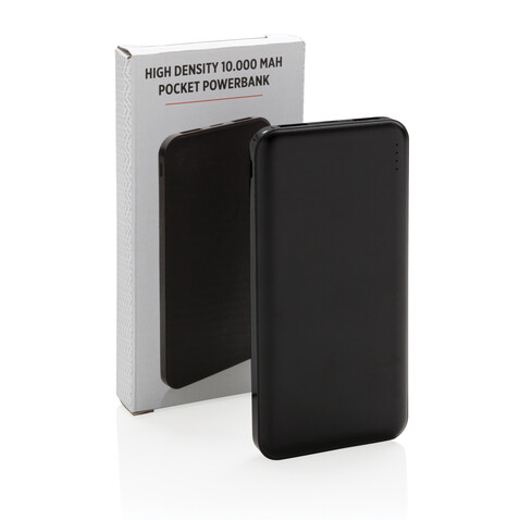 High Density 10.000 mAh Pocket Powerbank schwarz bedrucken, Art.-Nr. P324.791 High Density 10.000 mAh Pocket Powerbank schwarz bedrucken, Art.-Nr. P324.791