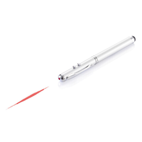 4 in 1 Stift silber bedrucken, Art.-Nr. P327.102 4 in 1 Stift silber bedrucken, Art.-Nr. P327.102