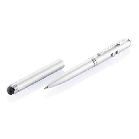 4 in 1 Stift silber bedrucken, Art.-Nr. P327.102 4 in 1 Stift silber bedrucken, Art.-Nr. P327.102
