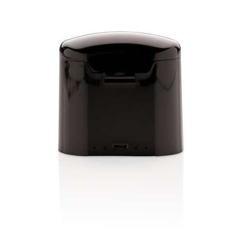 Liberty kabellose Kopfhörer in Ladebox schwarz bedrucken, Art.-Nr. P329.011