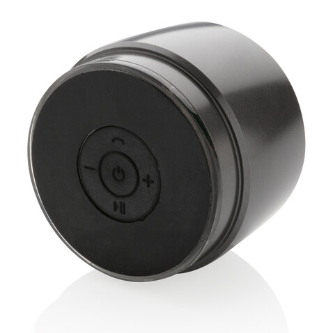 Kabelloser Swiss Peak 5W Bass Lautsprecher grau, grau bedrucken, Art.-Nr. P329.262 Kabelloser Swiss Peak 5W Bass Lautsprecher grau, grau bedrucken, Art.-Nr. P329.262