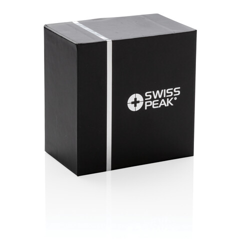 Kabelloser Swiss Peak 5W Bass Lautsprecher grau, grau bedrucken, Art.-Nr. P329.262 Kabelloser Swiss Peak 5W Bass Lautsprecher grau, grau bedrucken, Art.-Nr. P329.262