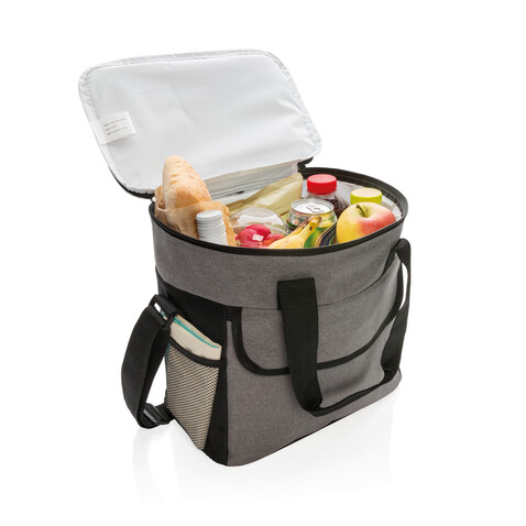 Große Kühltasche grau, schwarz bedrucken, Art.-Nr. P422.152 Große Kühltasche grau, schwarz bedrucken, Art.-Nr. P422.152