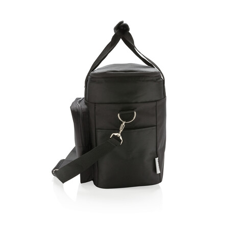 Swiss Peak Kühltasche schwarz, grau bedrucken, Art.-Nr. P422.161