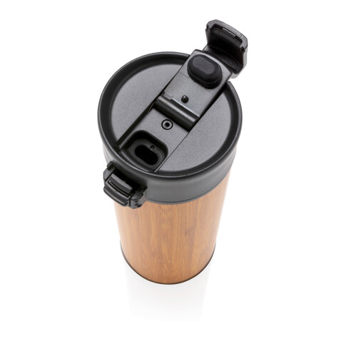 Bogota Vakuum Bambus Becher braun bedrucken, Art.-Nr. P432.289 Bogota Vakuum Bambus Becher braun bedrucken, Art.-Nr. P432.289