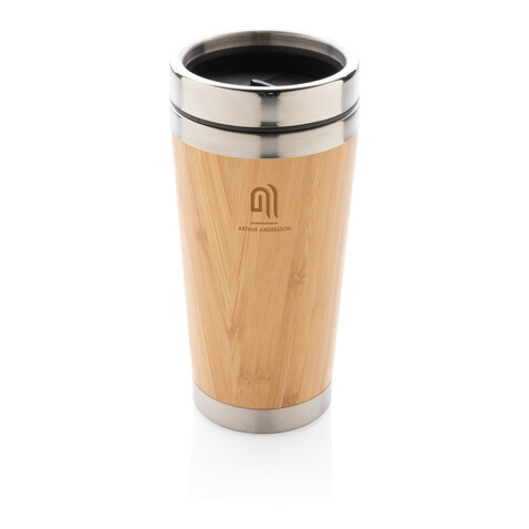 Bambus-Becher braun bedrucken, Art.-Nr. P432.309 Bambus-Becher braun bedrucken, Art.-Nr. P432.309