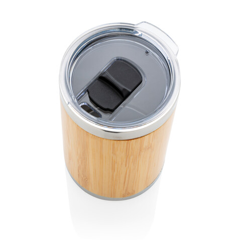 Bambus Coffee-To-Go Becher braun bedrucken, Art.-Nr. P432.339