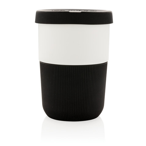 PLA Cup Coffee-To-Go 380ml schwarz bedrucken, Art.-Nr. P432.831 PLA Cup Coffee-To-Go 380ml schwarz bedrucken, Art.-Nr. P432.831