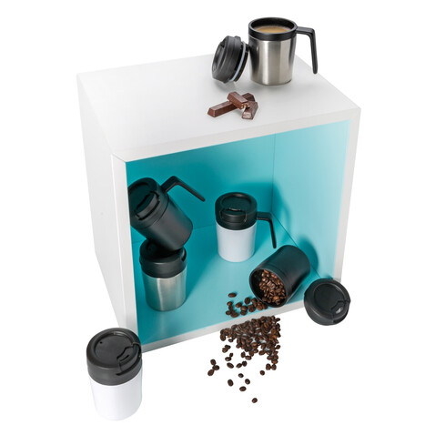 Coffee to go Becher schwarz bedrucken, Art.-Nr. P432.921 Coffee to go Becher schwarz bedrucken, Art.-Nr. P432.921