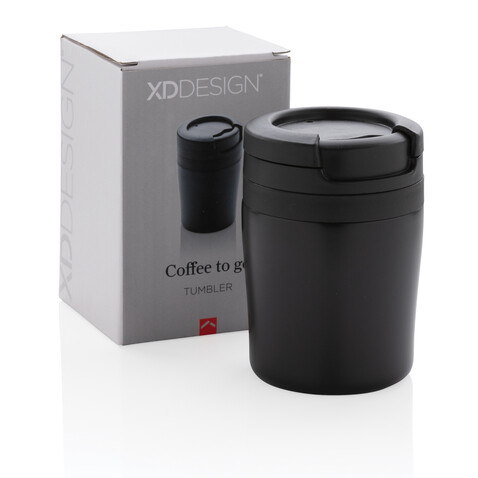 Coffee to go Becher schwarz bedrucken, Art.-Nr. P432.921 Coffee to go Becher schwarz bedrucken, Art.-Nr. P432.921