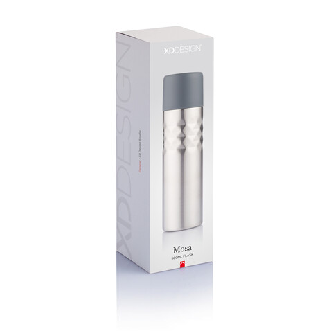 Mosa Flasche anthrazit bedrucken, Art.-Nr. P433.202 Mosa Flasche anthrazit bedrucken, Art.-Nr. P433.202