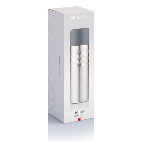 Mosa Flasche anthrazit bedrucken, Art.-Nr. P433.202 Mosa Flasche anthrazit bedrucken, Art.-Nr. P433.202