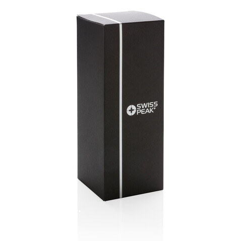 Swiss Peak Elite Kupfer Vakuum Becher schwarz bedrucken, Art.-Nr. P433.371 Swiss Peak Elite Kupfer Vakuum Becher schwarz bedrucken, Art.-Nr. P433.371