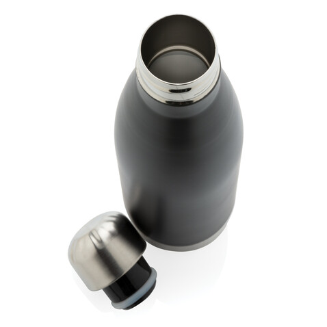 Vakuumisolierte Stainless Steel Flasche schwarz bedrucken, Art.-Nr. P436.491 Vakuumisolierte Stainless Steel Flasche schwarz bedrucken, Art.-Nr. P436.491