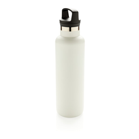 Auslaufsichere Vakuumflasche off white bedrucken, Art.-Nr. P436.663