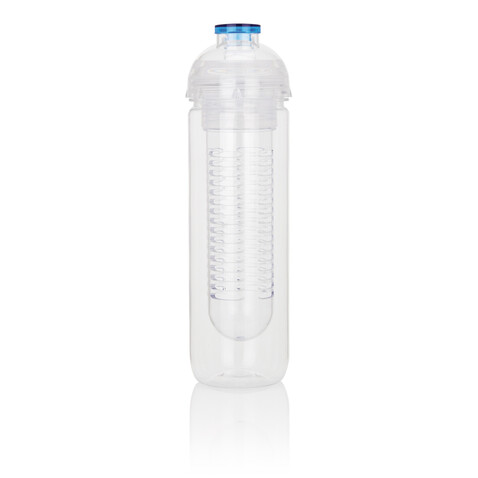 Wasserflasche mit Aromafach blau bedrucken, Art.-Nr. P436.815