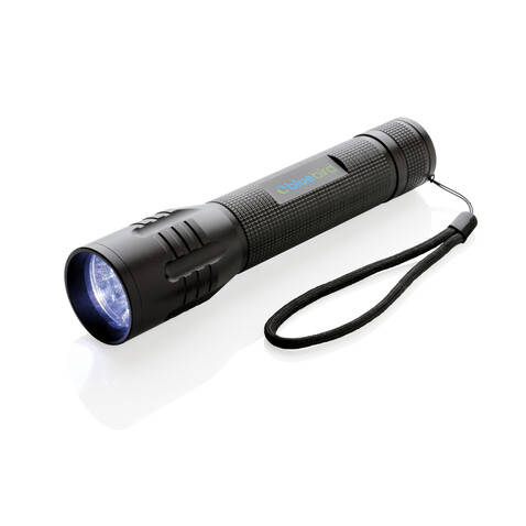 Große 3W Cree Taschenlampe schwarz bedrucken, Art.-Nr. P513.461