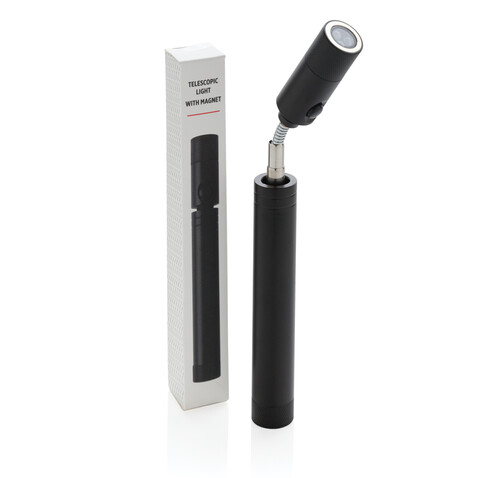 Teleskoplicht mit Magnet schwarz bedrucken, Art.-Nr. P513.651 Teleskoplicht mit Magnet schwarz bedrucken, Art.-Nr. P513.651